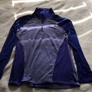 Long sleeve workout quarter zip